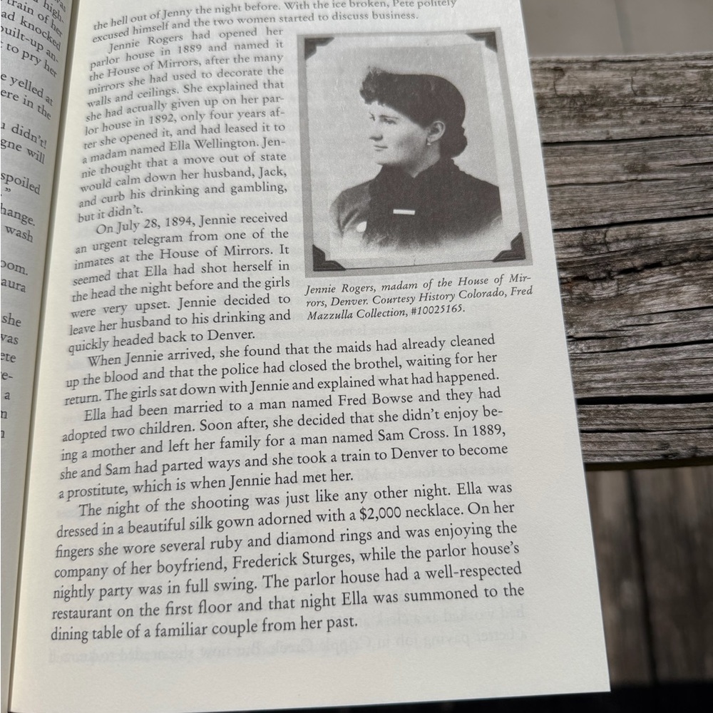 Historical Softcover book My LifeAs a (Soiled Dove) Biography of Laura Evens - Picture 7 of 8